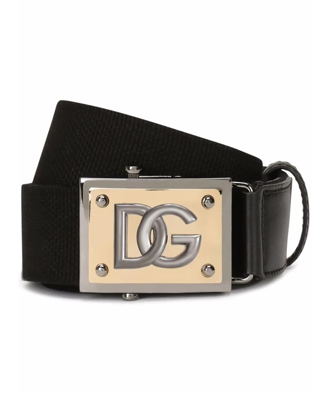 DOLCE&GABBANA Черный ремень, фото 1