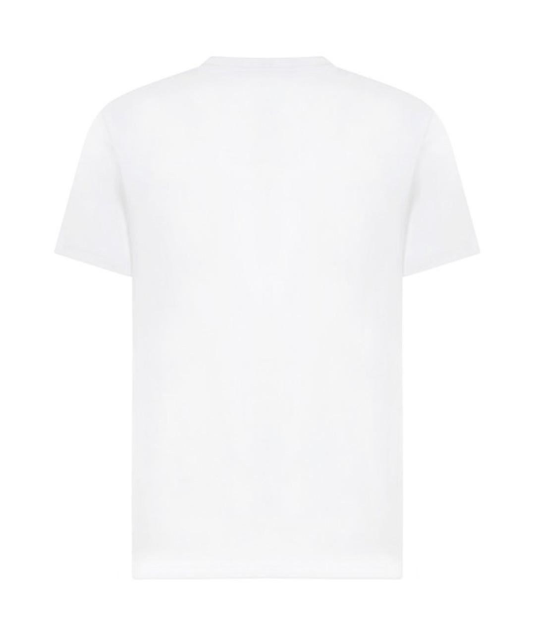 TOM FORD Белая хлопко-эластановая футболка, фото 2