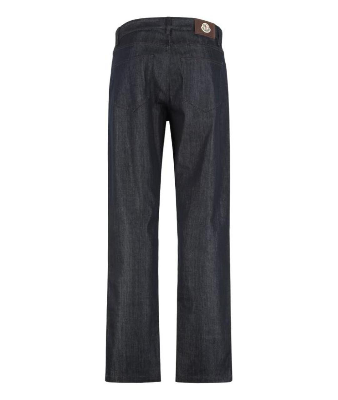 MONCLER Синие повседневные брюки, фото 2