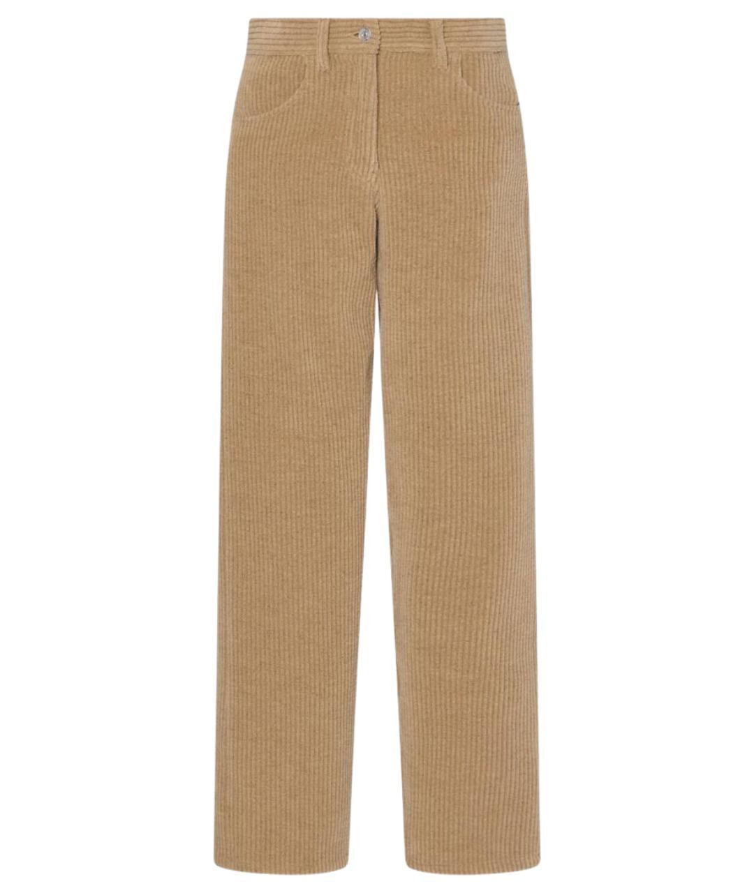 THE ROW Бежевые хлопковые прямые джинсы, фото 1