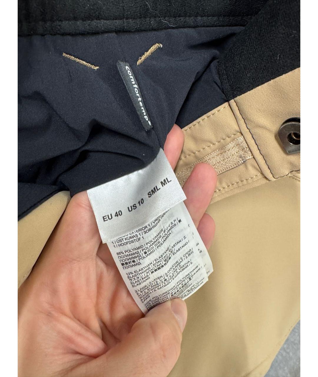 BOGNER Бежевые полиэстеровые прямые брюки, фото 4