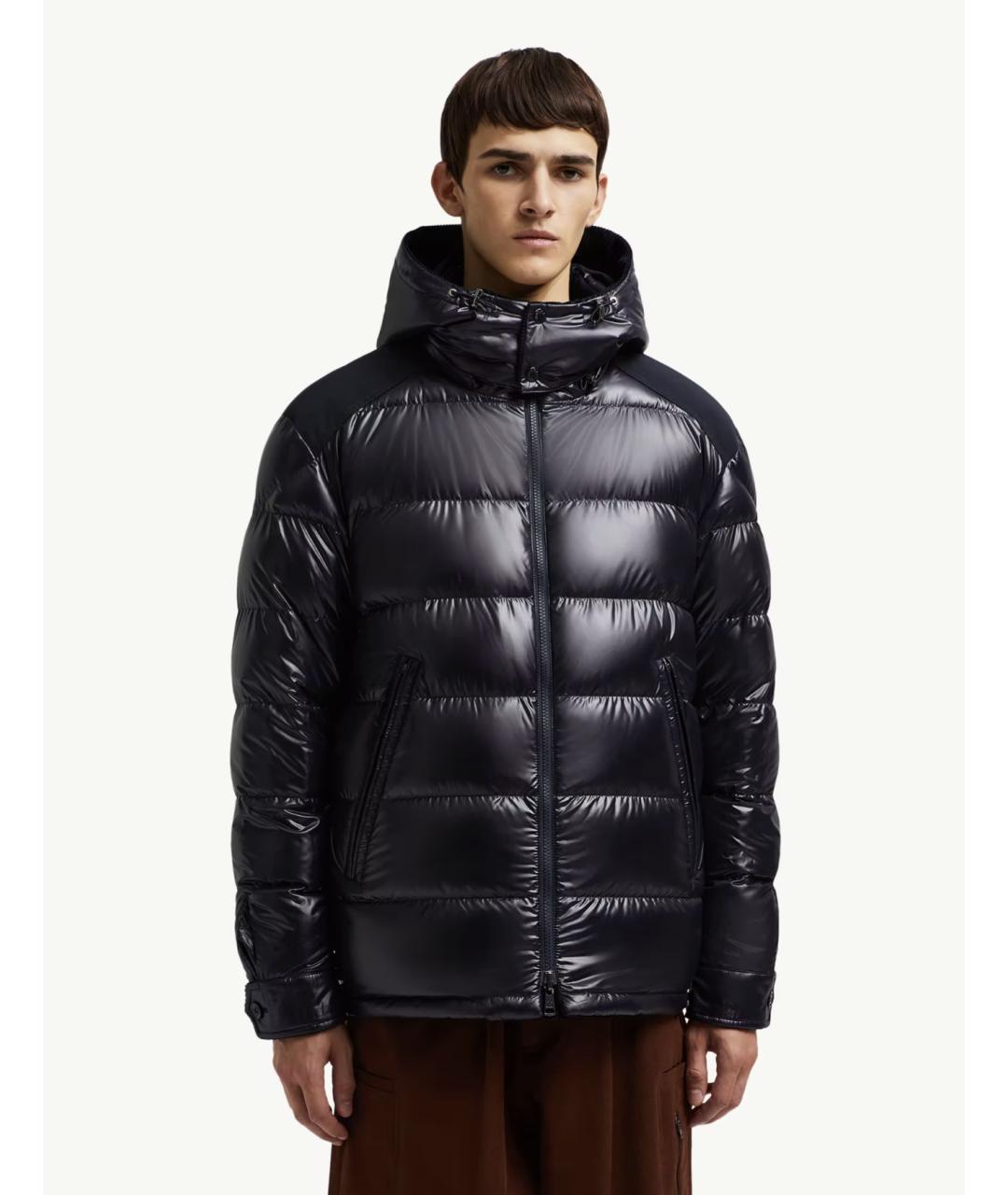 MONCLER Синяя хлопковая куртка, фото 3