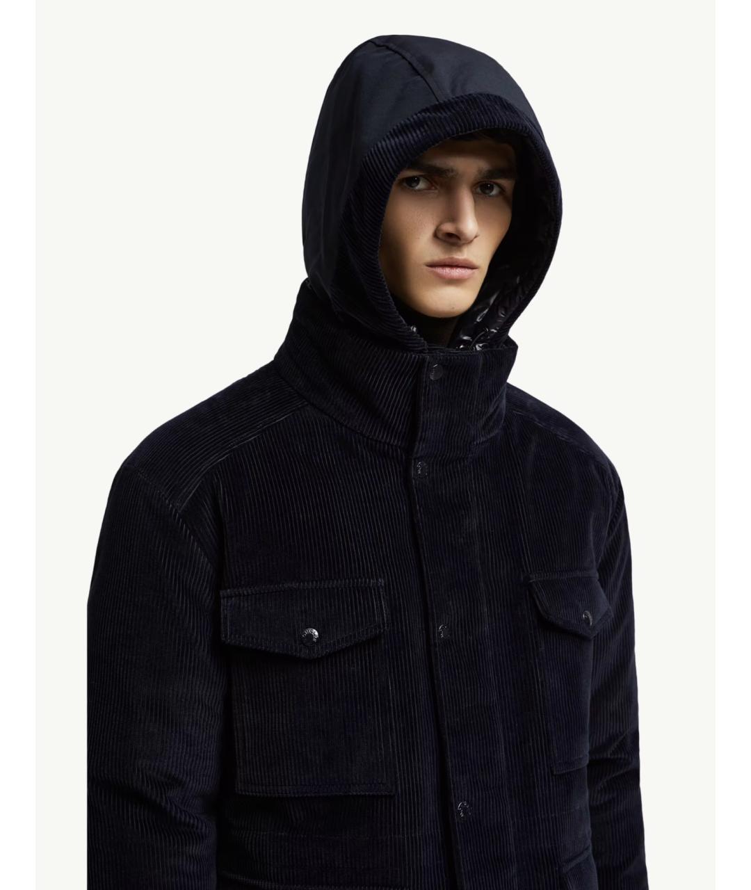 MONCLER Синяя хлопковая куртка, фото 6