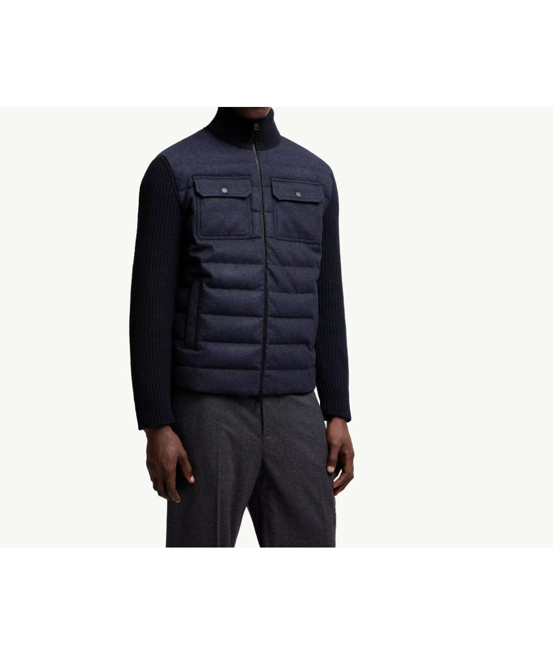 MONCLER Синяя куртка, фото 2