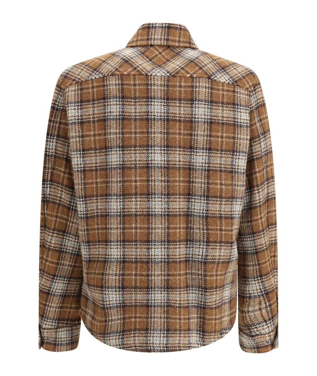 MONCLER Шерстяная кэжуал рубашка, фото 2