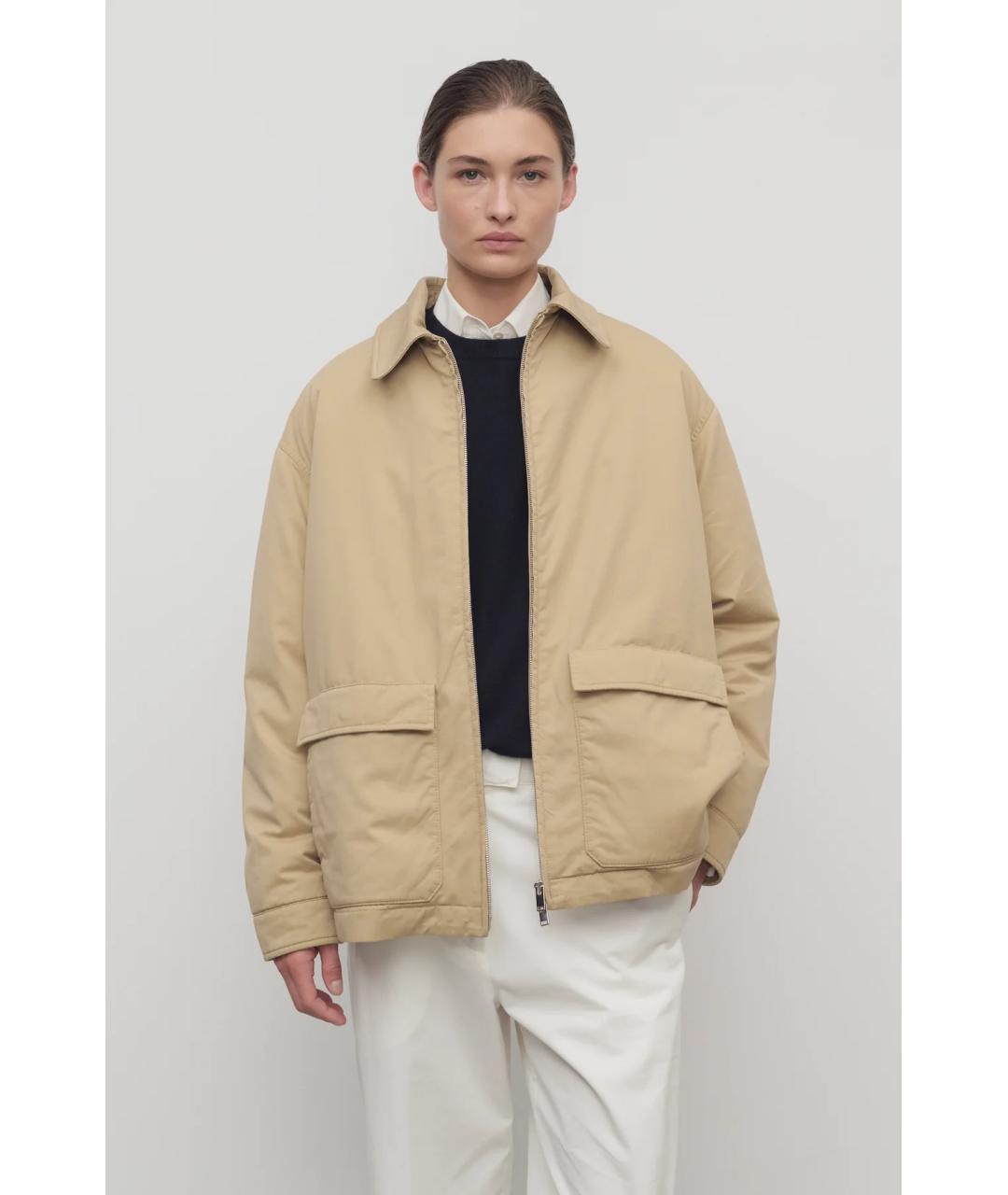 THE ROW Бежевая куртка, фото 3