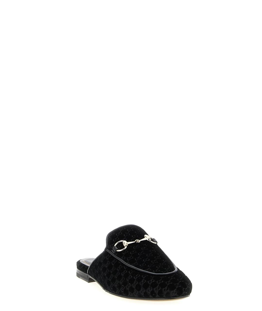 GUCCI Черные мюли, фото 2