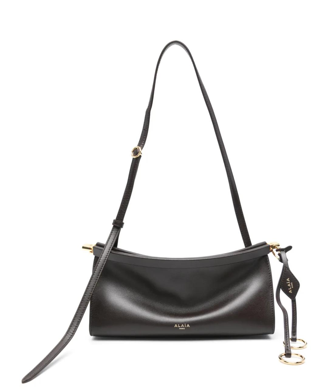 ALAIA Коричневая кожаная сумка через плечо, фото 1