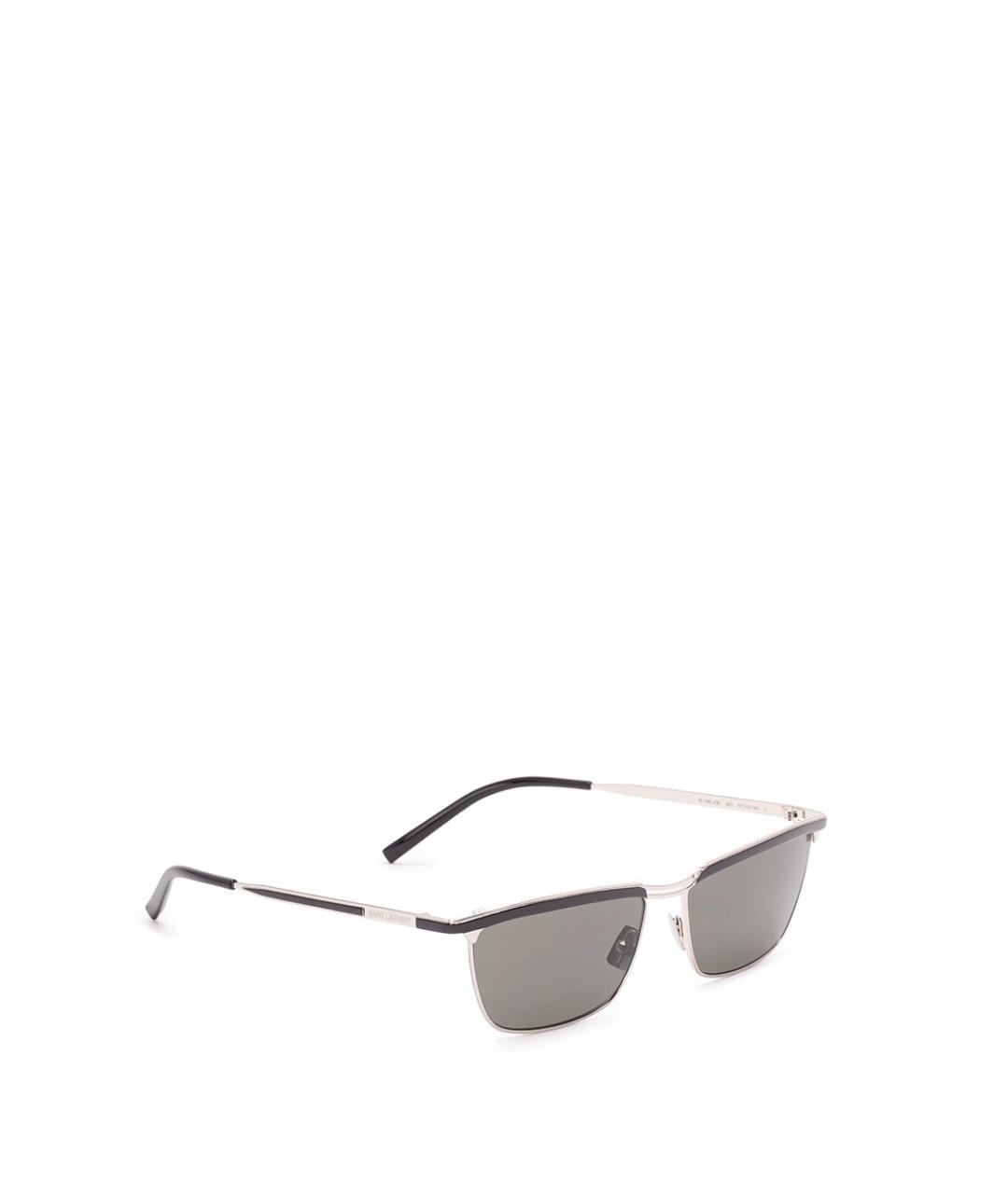 SAINT LAURENT Серые солнцезащитные очки, фото 1