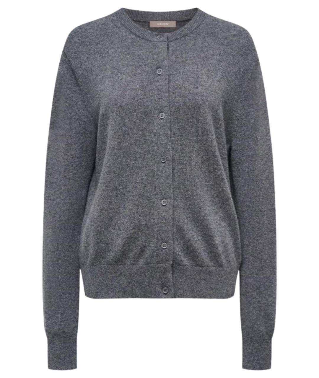 12 STOREEZ Серый кашемировый кардиган, фото 1