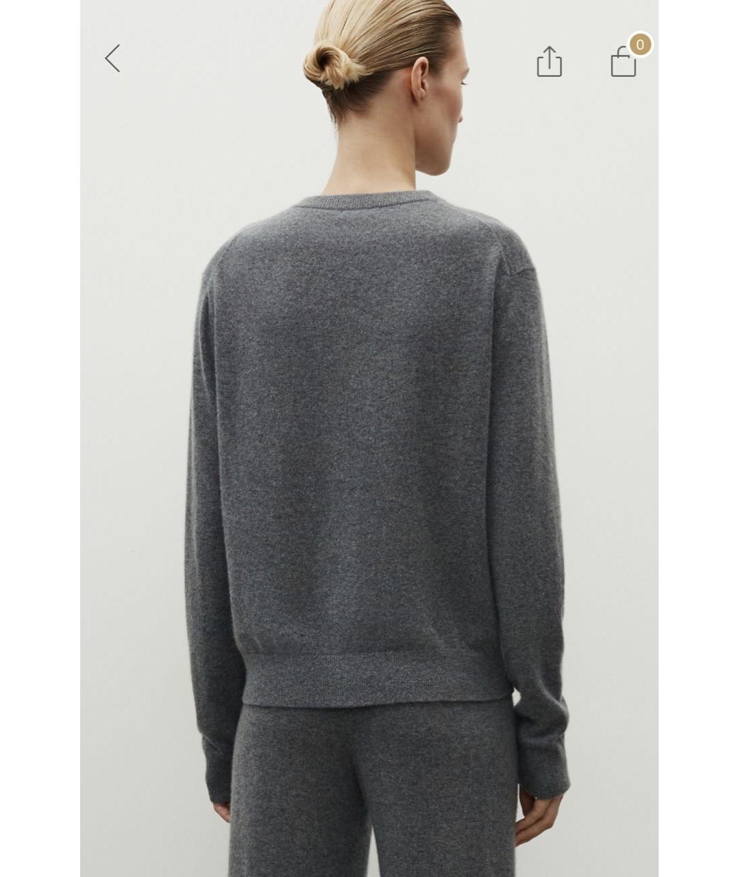 12 STOREEZ Серый кашемировый кардиган, фото 7