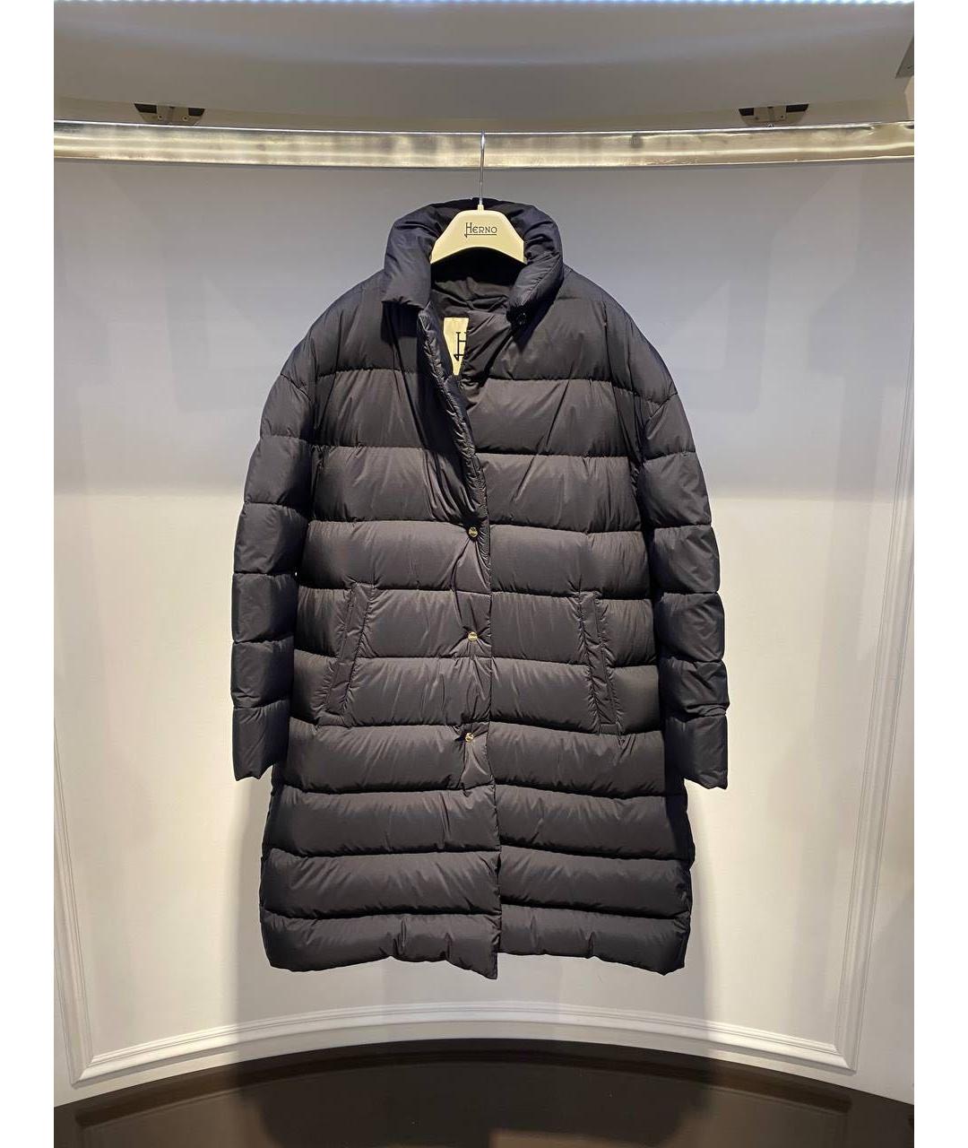 HERNO Черная полиамидовая куртка, фото 3