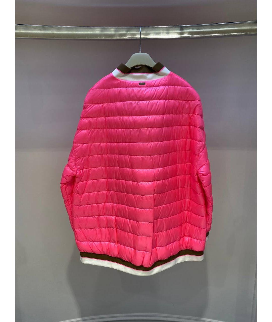 HERNO Розовая полиамидовая куртка, фото 2