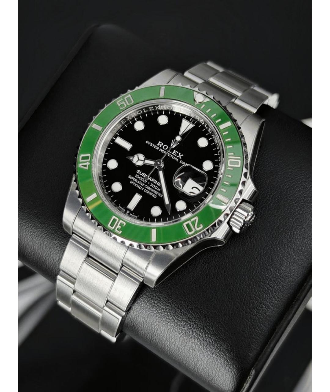 ROLEX Зеленые металлические часы, фото 2