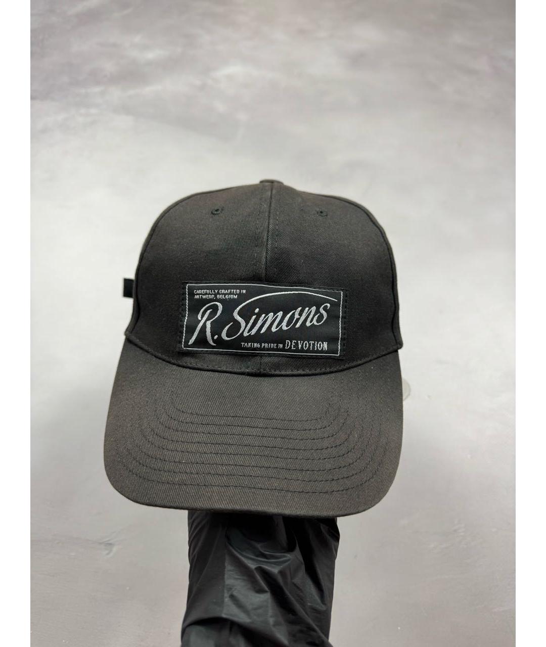 RAF SIMONS Черная хлопковая кепка/бейсболка, фото 9