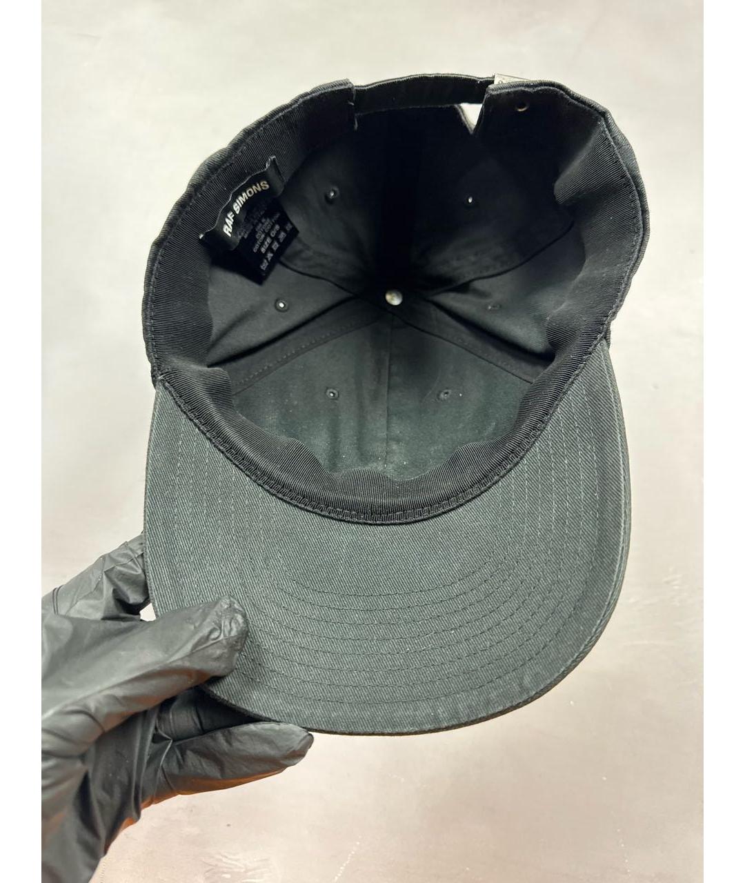 RAF SIMONS Черная хлопковая кепка/бейсболка, фото 6