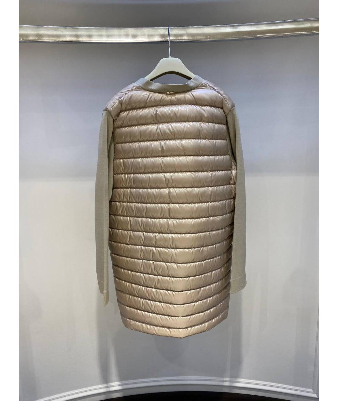 HERNO Бежевая полиамидовая куртка, фото 2