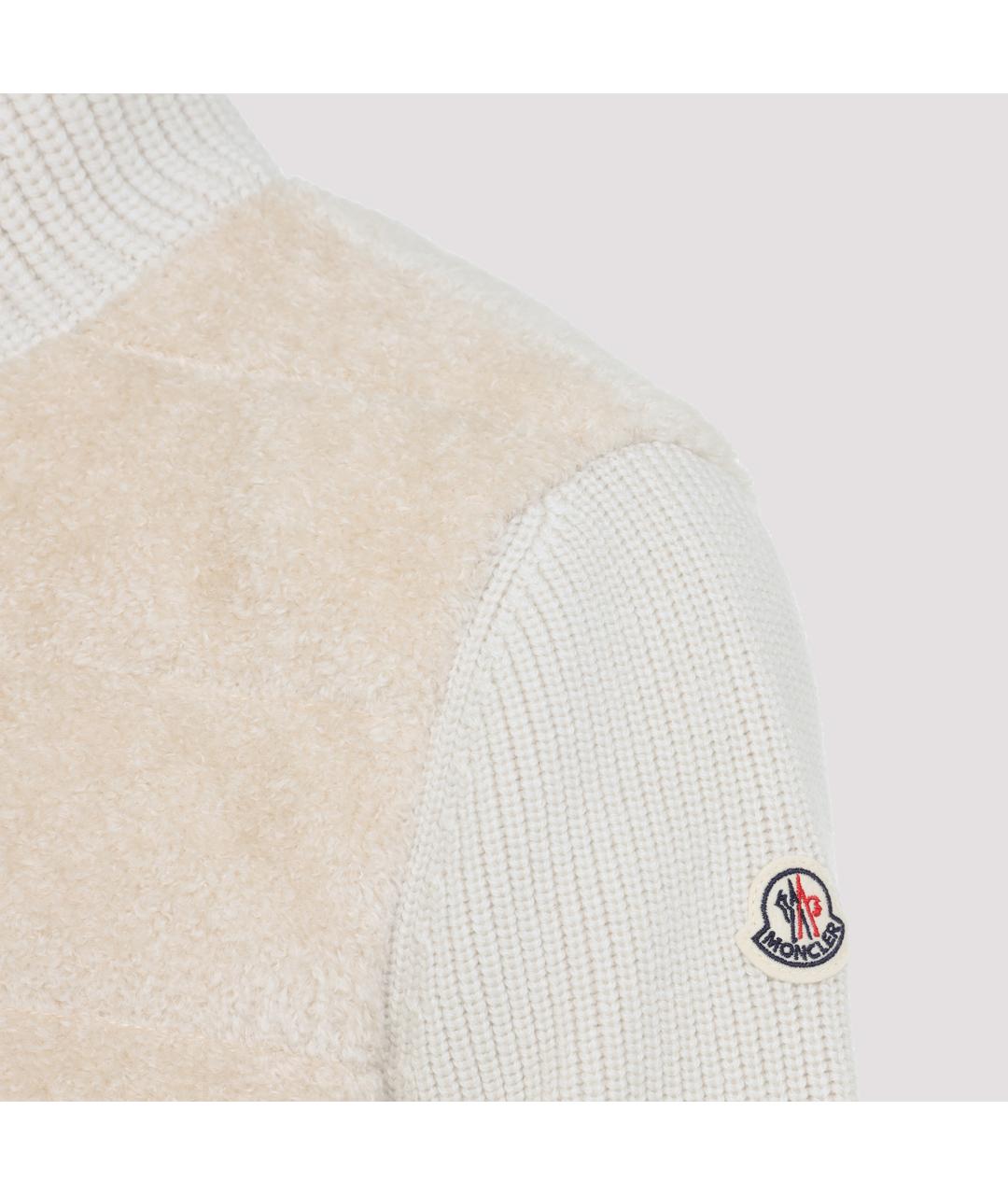 MONCLER Бежевая хлопковая куртка, фото 4