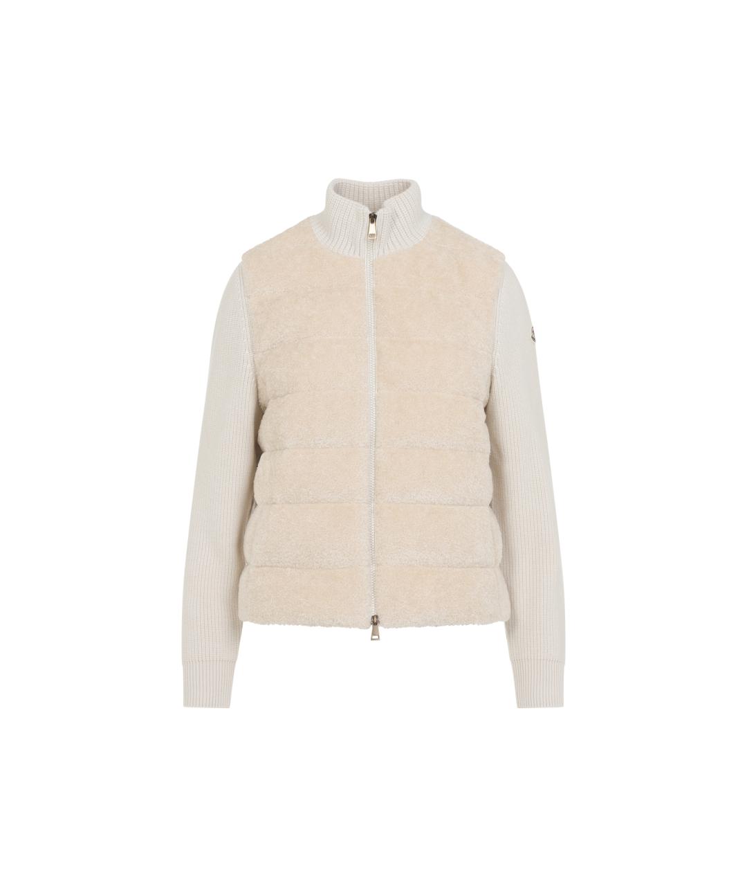 MONCLER Бежевая хлопковая куртка, фото 1