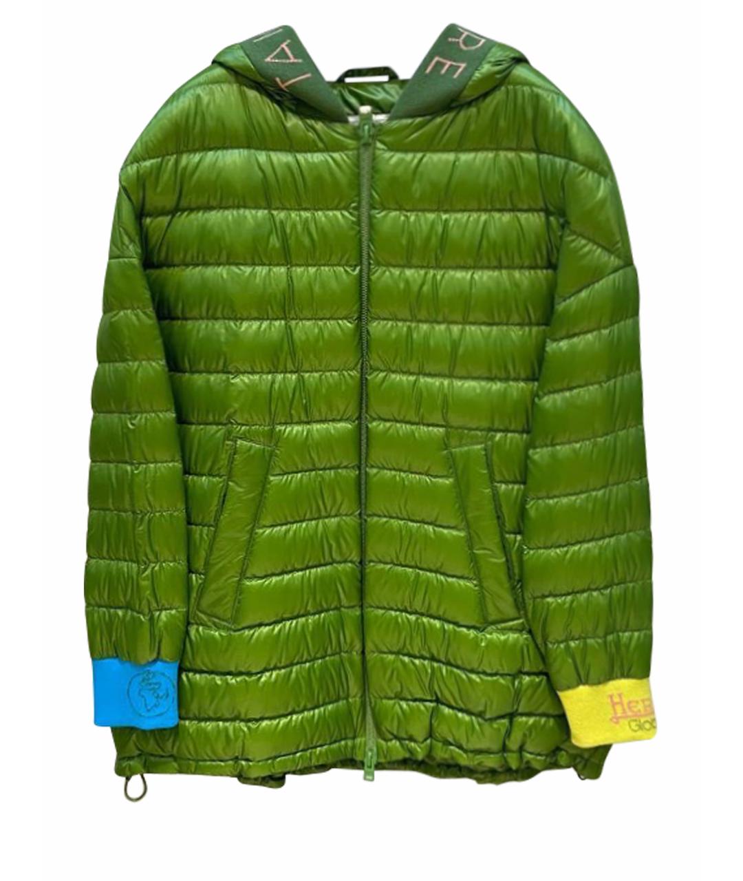 HERNO Зеленая полиамидовая куртка, фото 1
