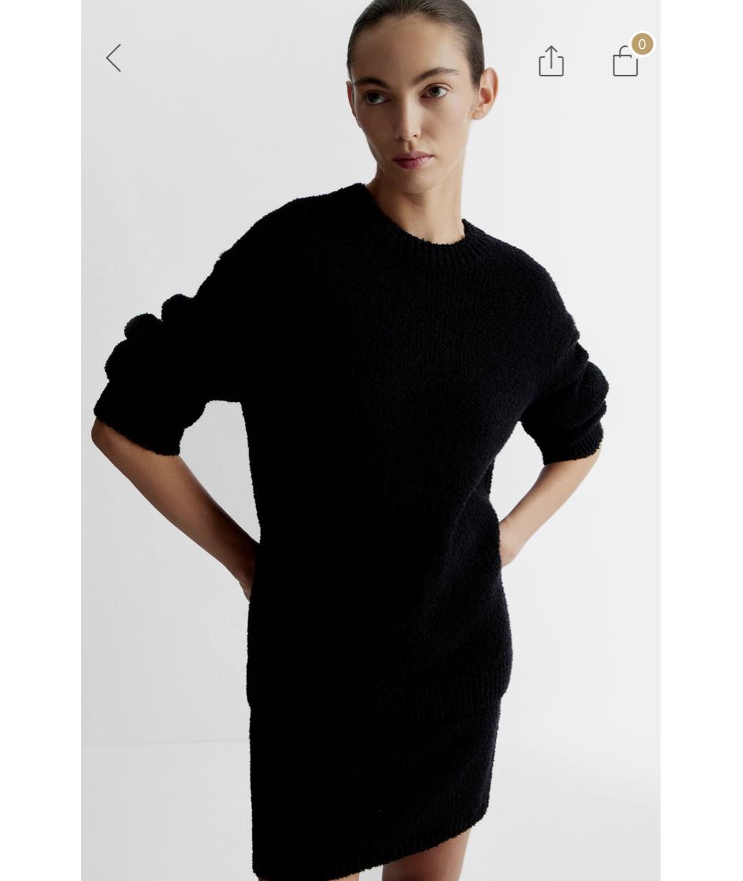 12 STOREEZ Черный хлопковый джемпер / свитер, фото 6