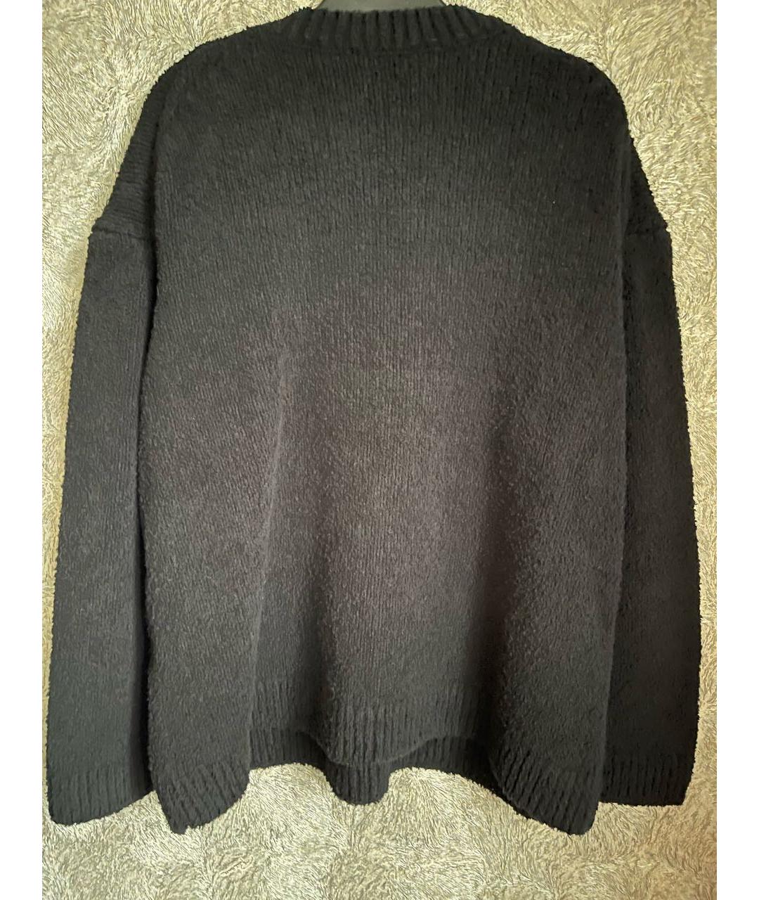 12 STOREEZ Черный хлопковый джемпер / свитер, фото 2