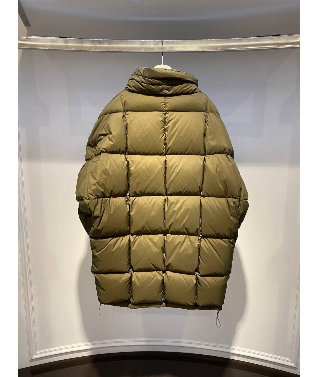 HERNO Хаки полиамидовая куртка, фото 2