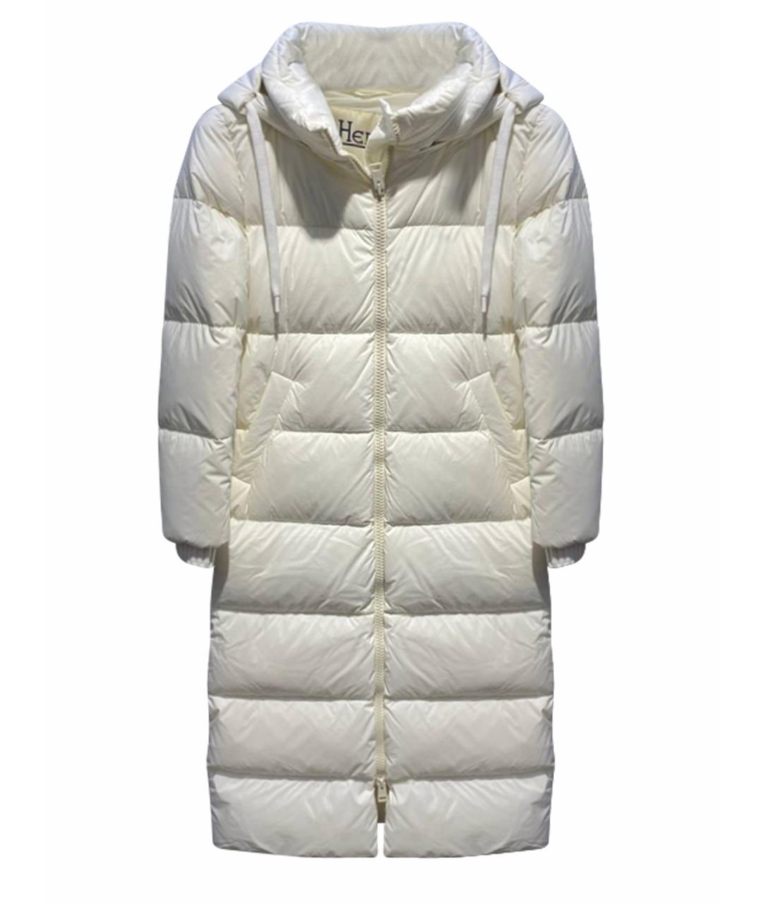 HERNO Белая полиамидовая куртка, фото 1