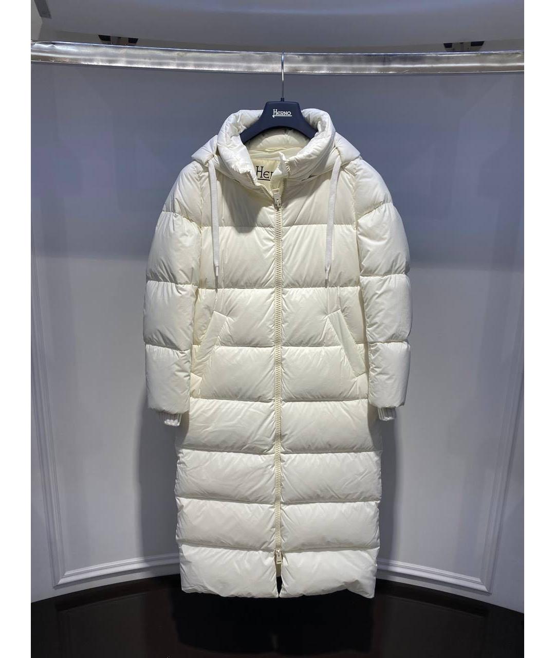 HERNO Белая полиамидовая куртка, фото 3