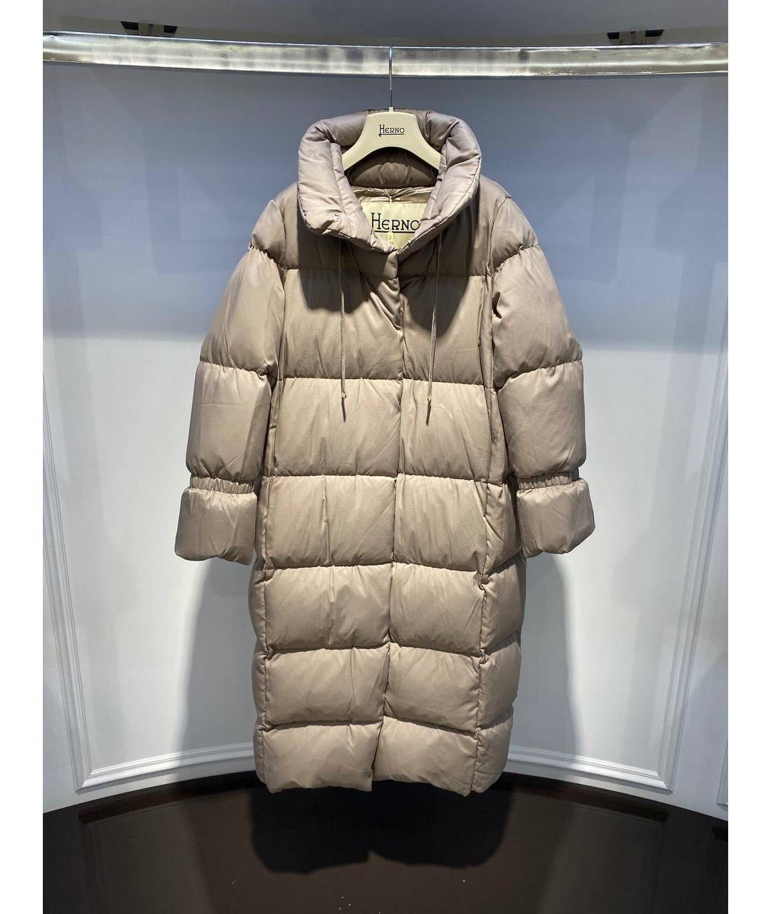 HERNO Серая полиэстеровая куртка, фото 3
