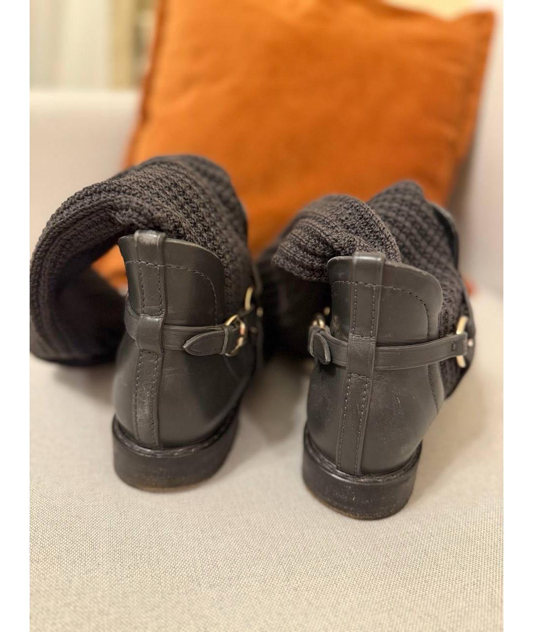 GUCCI Черные сапоги, фото 4