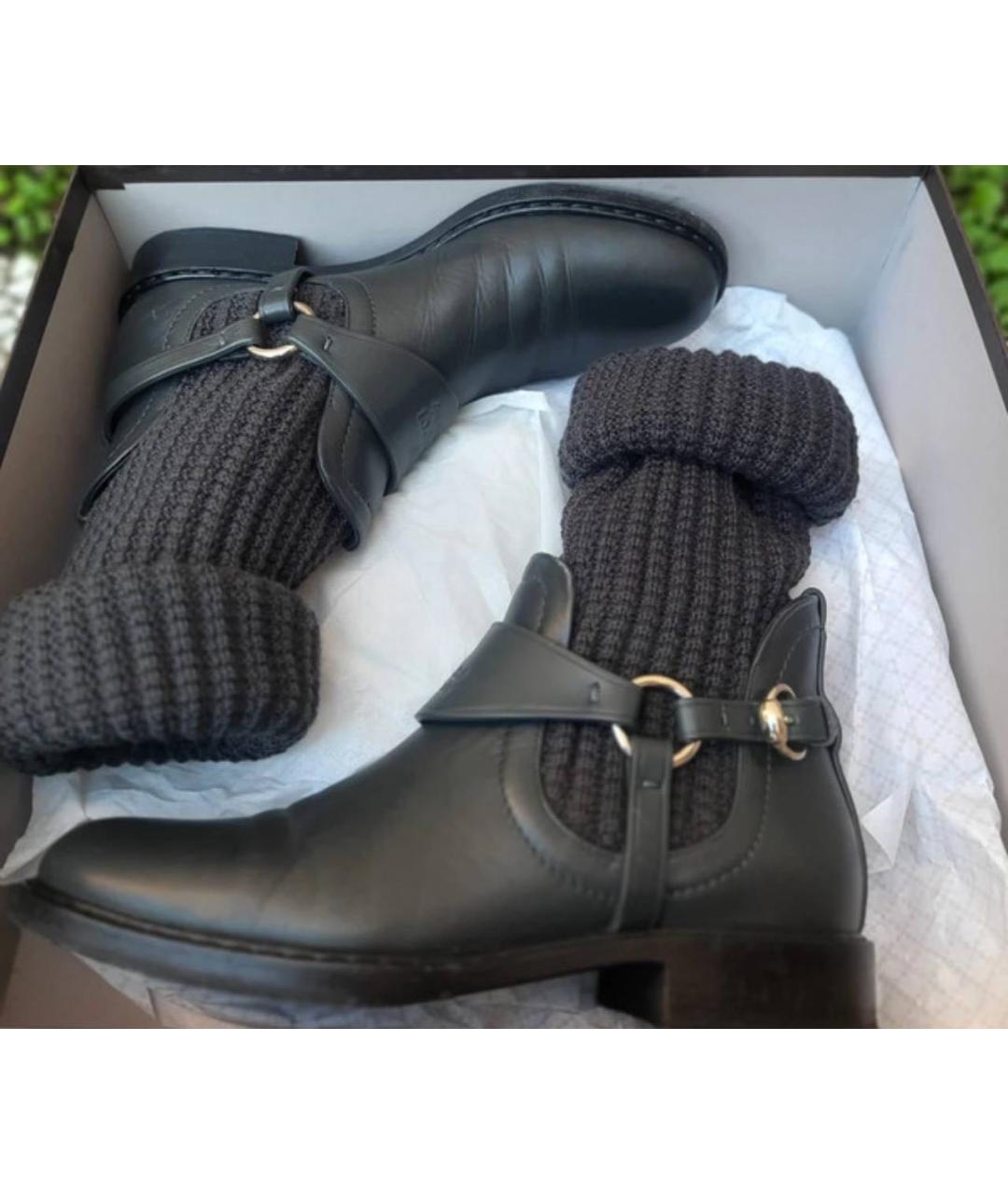 GUCCI Черные сапоги, фото 7