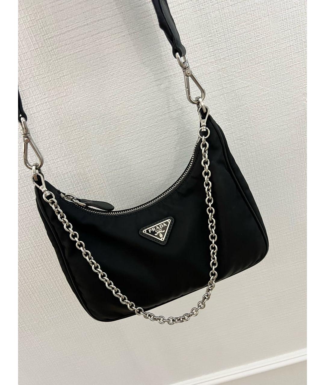 PRADA Черная сумка через плечо, фото 6