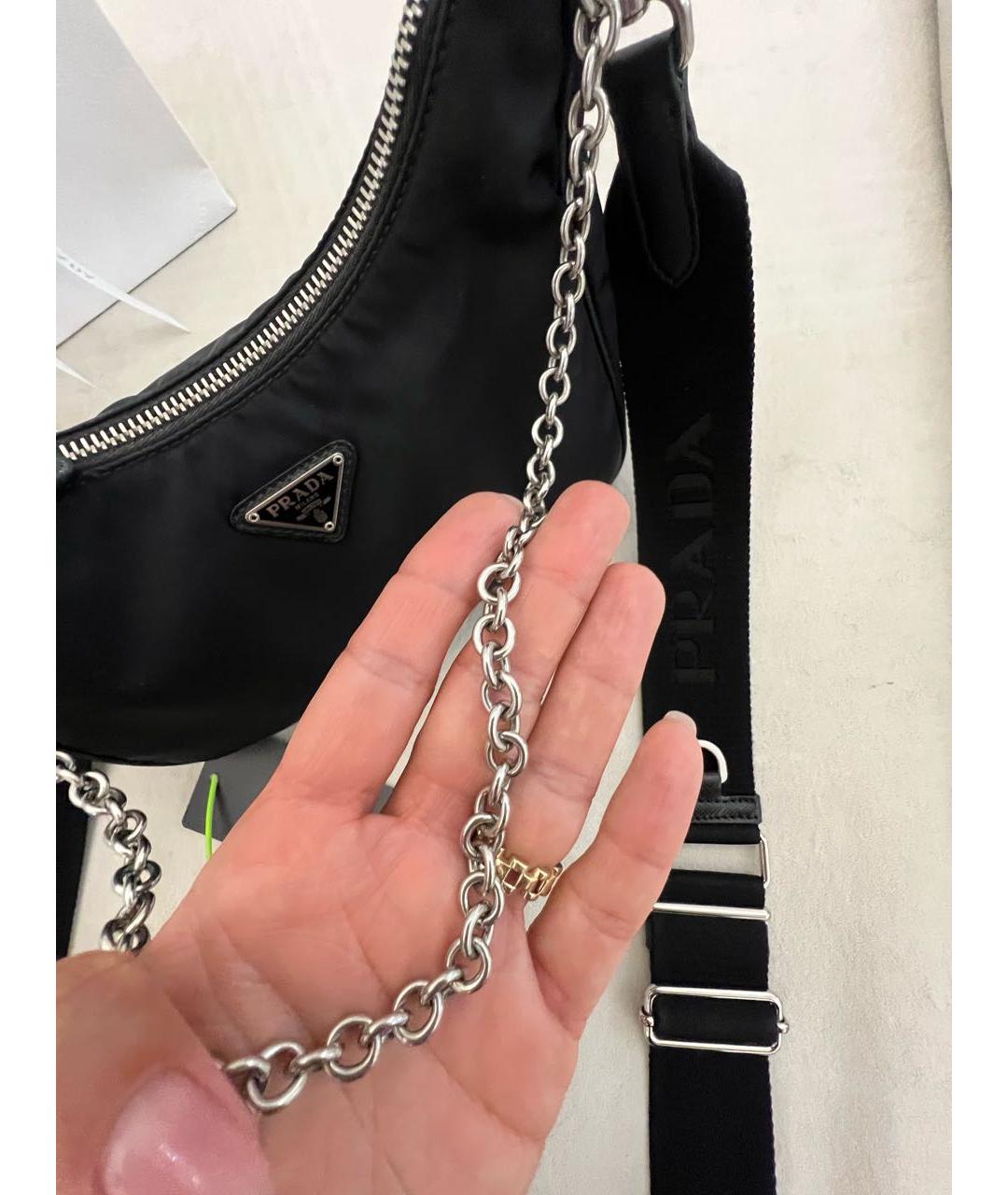PRADA Черная сумка через плечо, фото 2