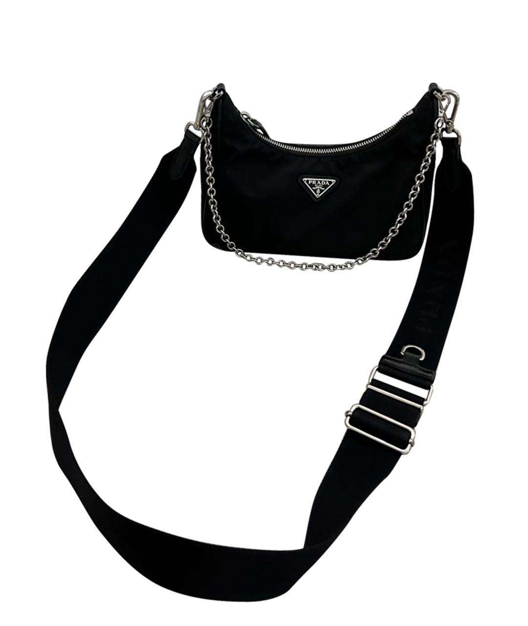 PRADA Черная сумка через плечо, фото 1