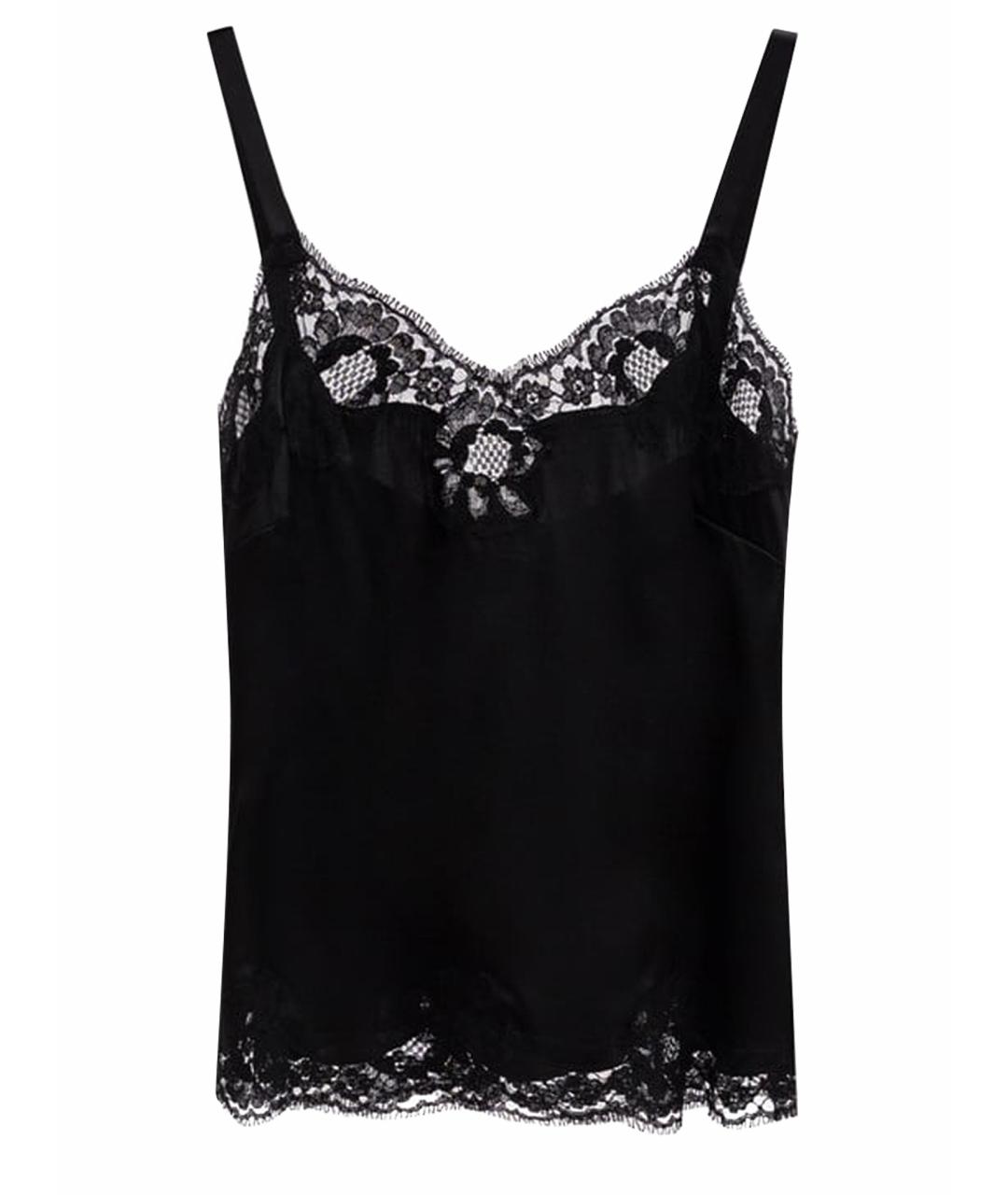 DOLCE&GABBANA Черная майка, фото 1