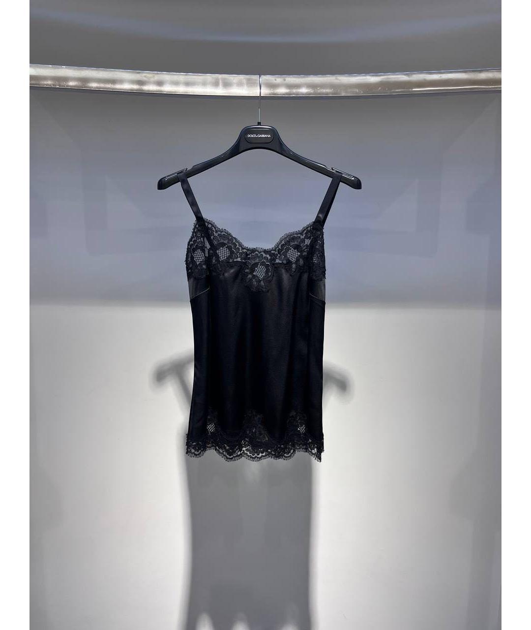 DOLCE&GABBANA Черная майка, фото 2