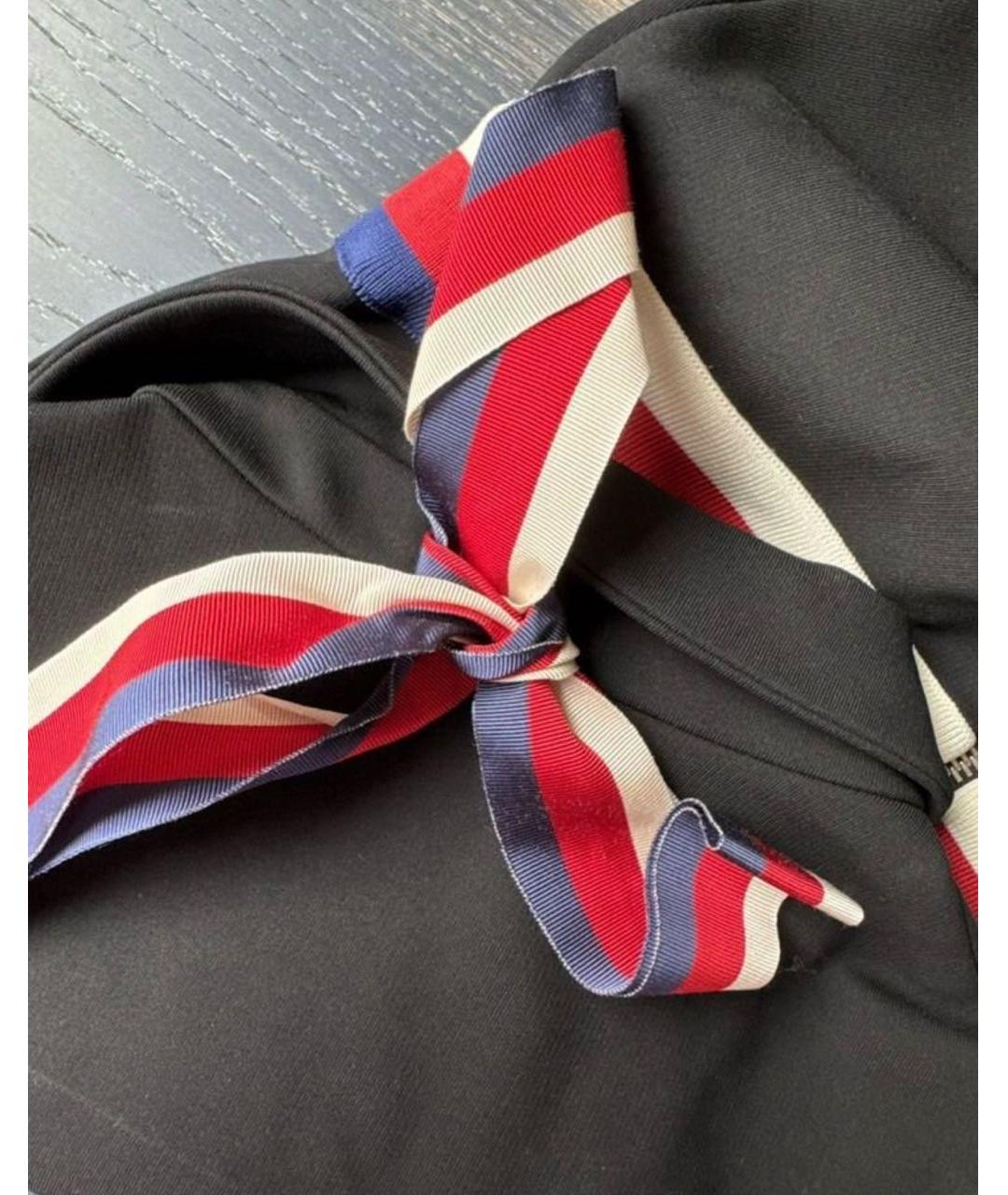 GUCCI Черное вискозное коктейльное платье, фото 7