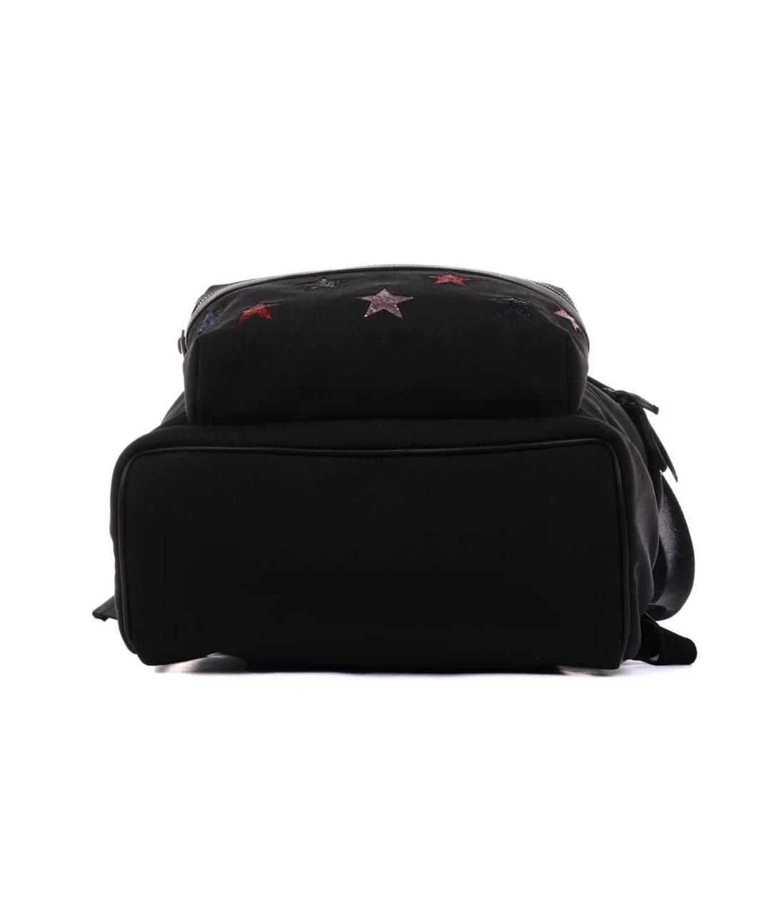 SAINT LAURENT Черный хлопковый рюкзак, фото 5