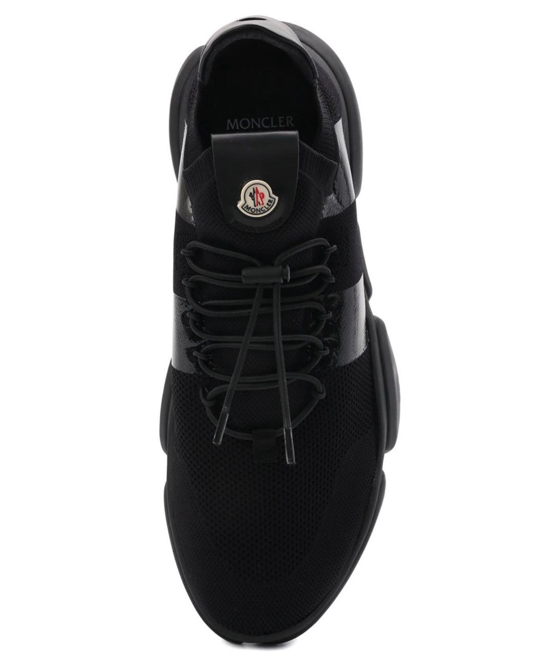 MONCLER Черные кроссовки, фото 3