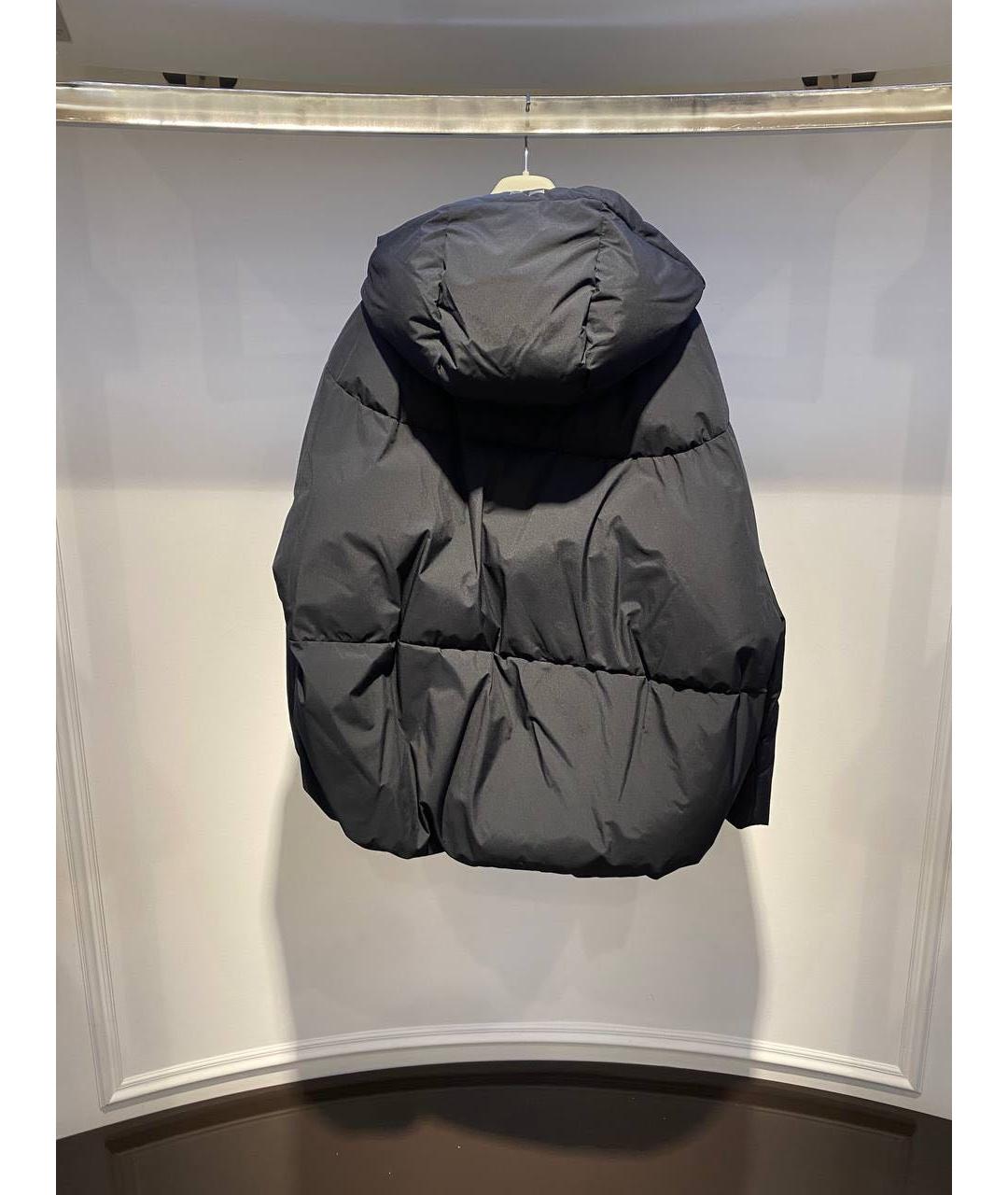 HERNO Черный полиэстеровый пуховик, фото 2