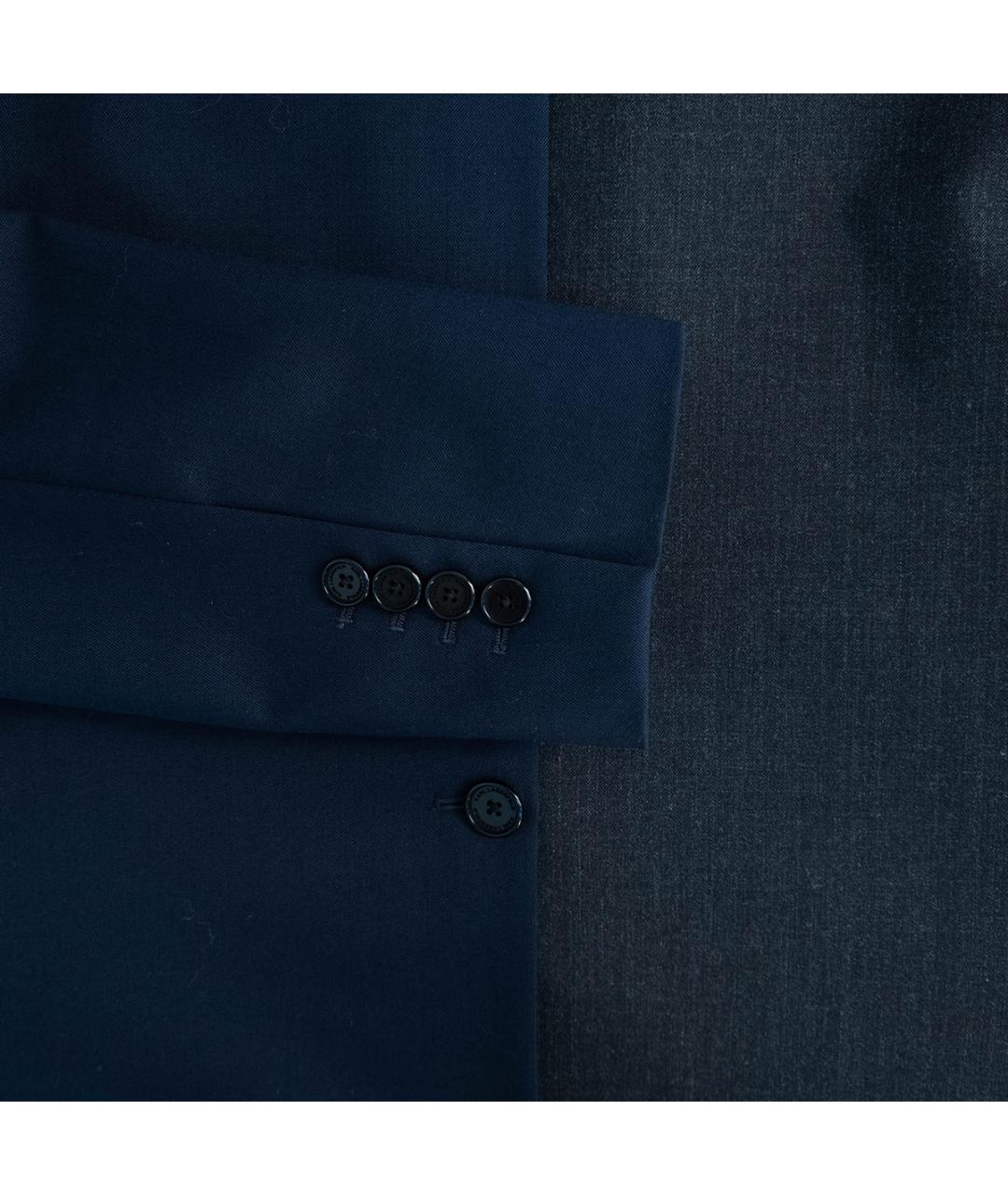 KARL LAGERFELD Синий шерстяной жакет/пиджак, фото 5