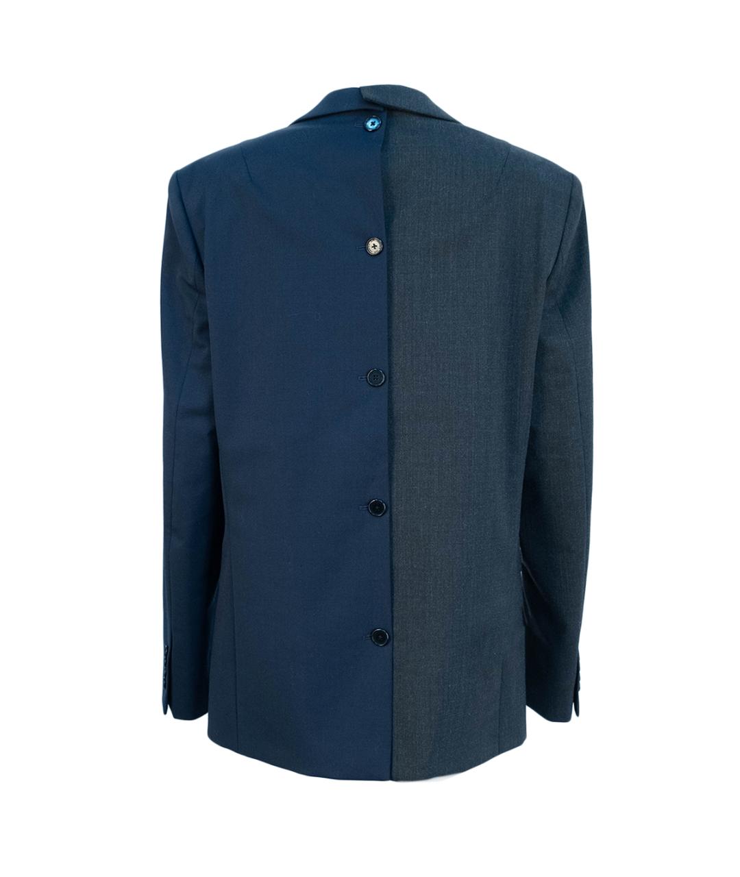 KARL LAGERFELD Синий шерстяной жакет/пиджак, фото 2