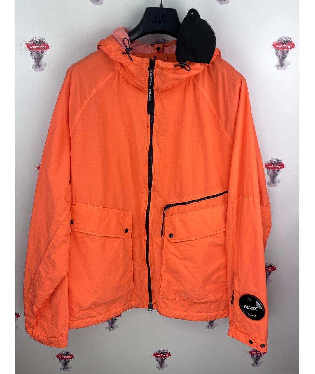 CP COMPANY Оранжевая полиамидовая куртка, фото 5