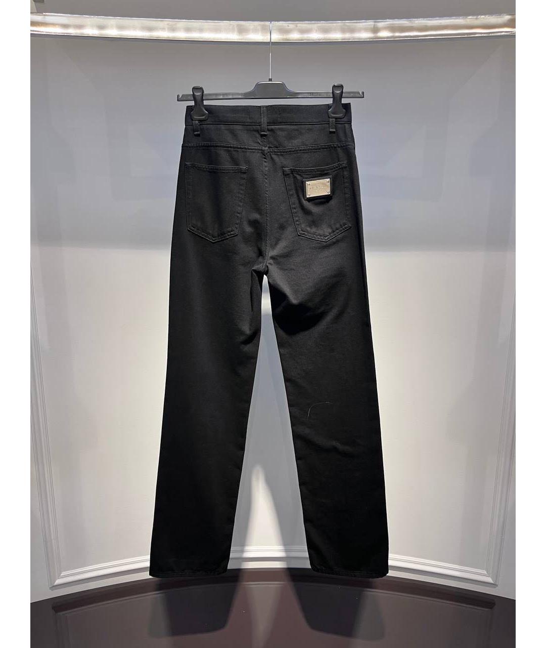 DOLCE&GABBANA Черные прямые джинсы, фото 2