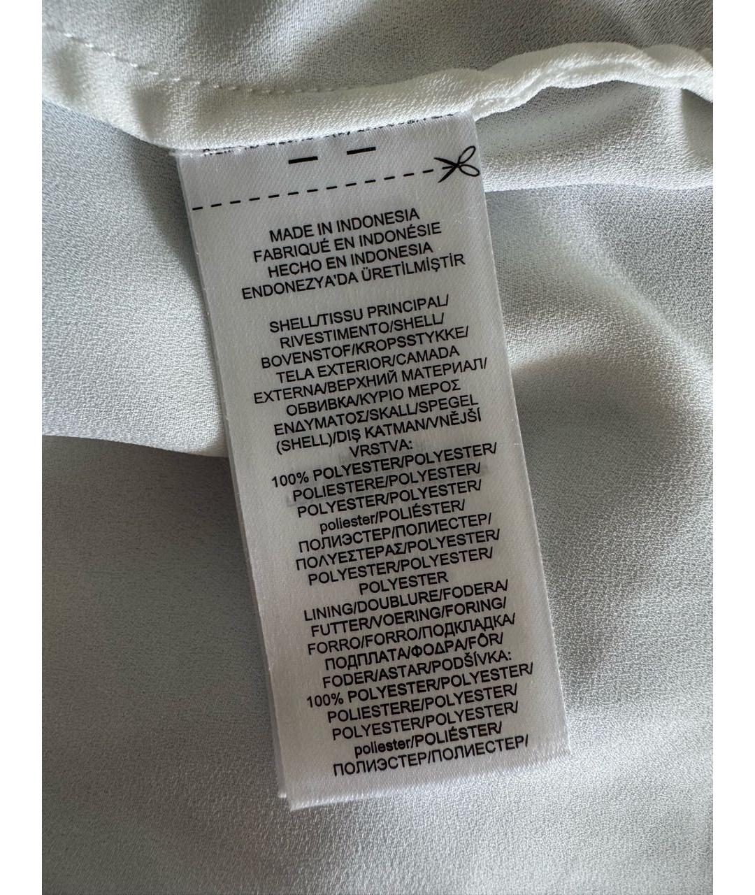 RALPH LAUREN Голубое полиэстеровое повседневное платье, фото 5