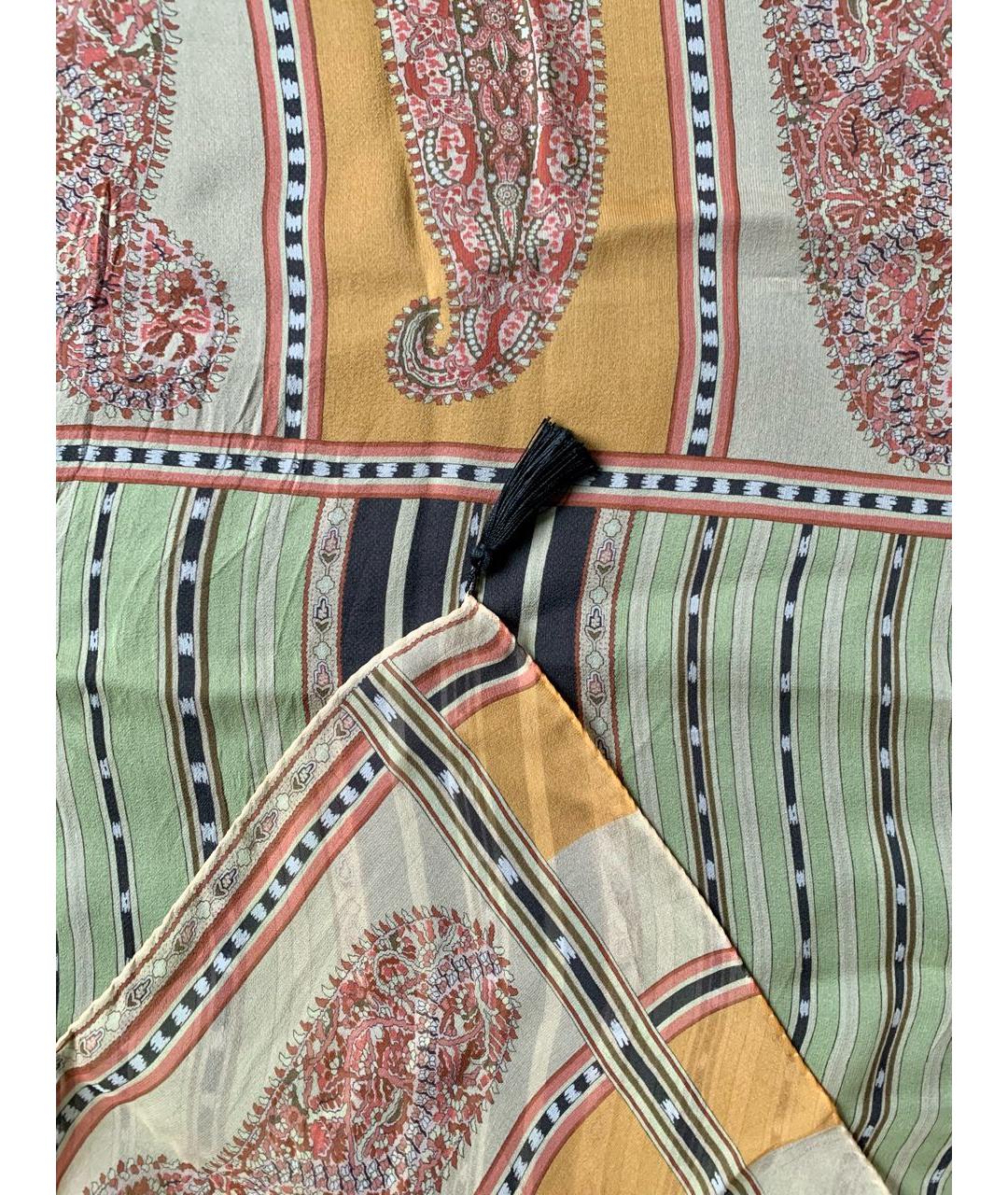 ETRO Мульти шелковый шарф, фото 5