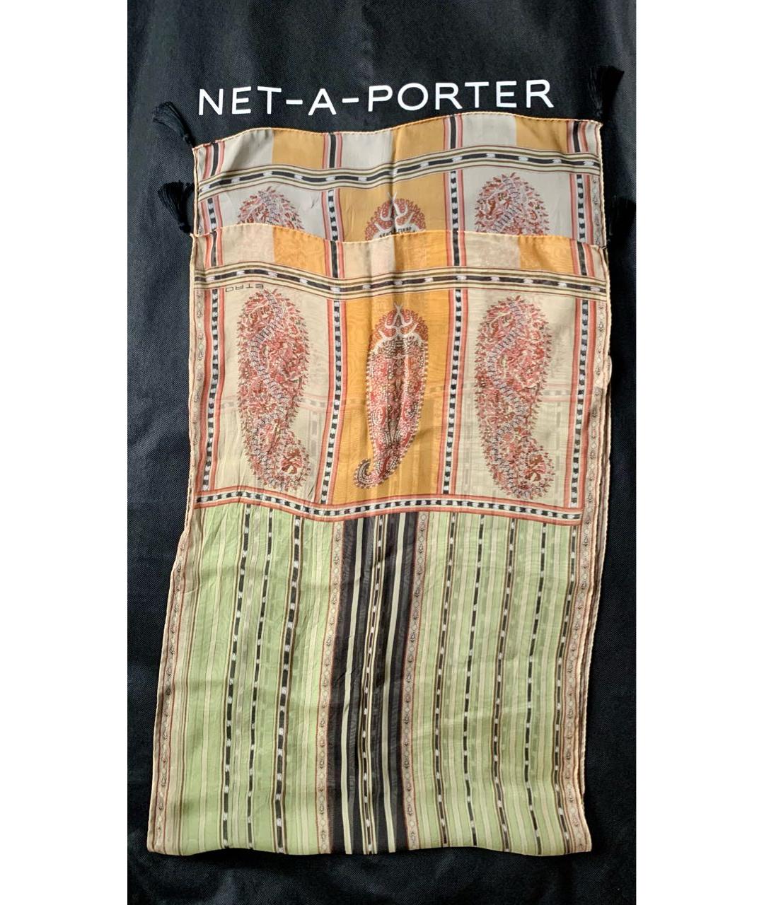 ETRO Мульти шелковый шарф, фото 6