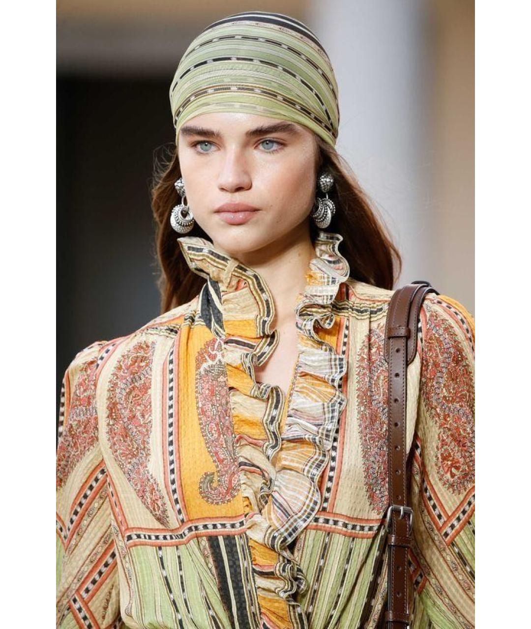 ETRO Мульти шелковый шарф, фото 2