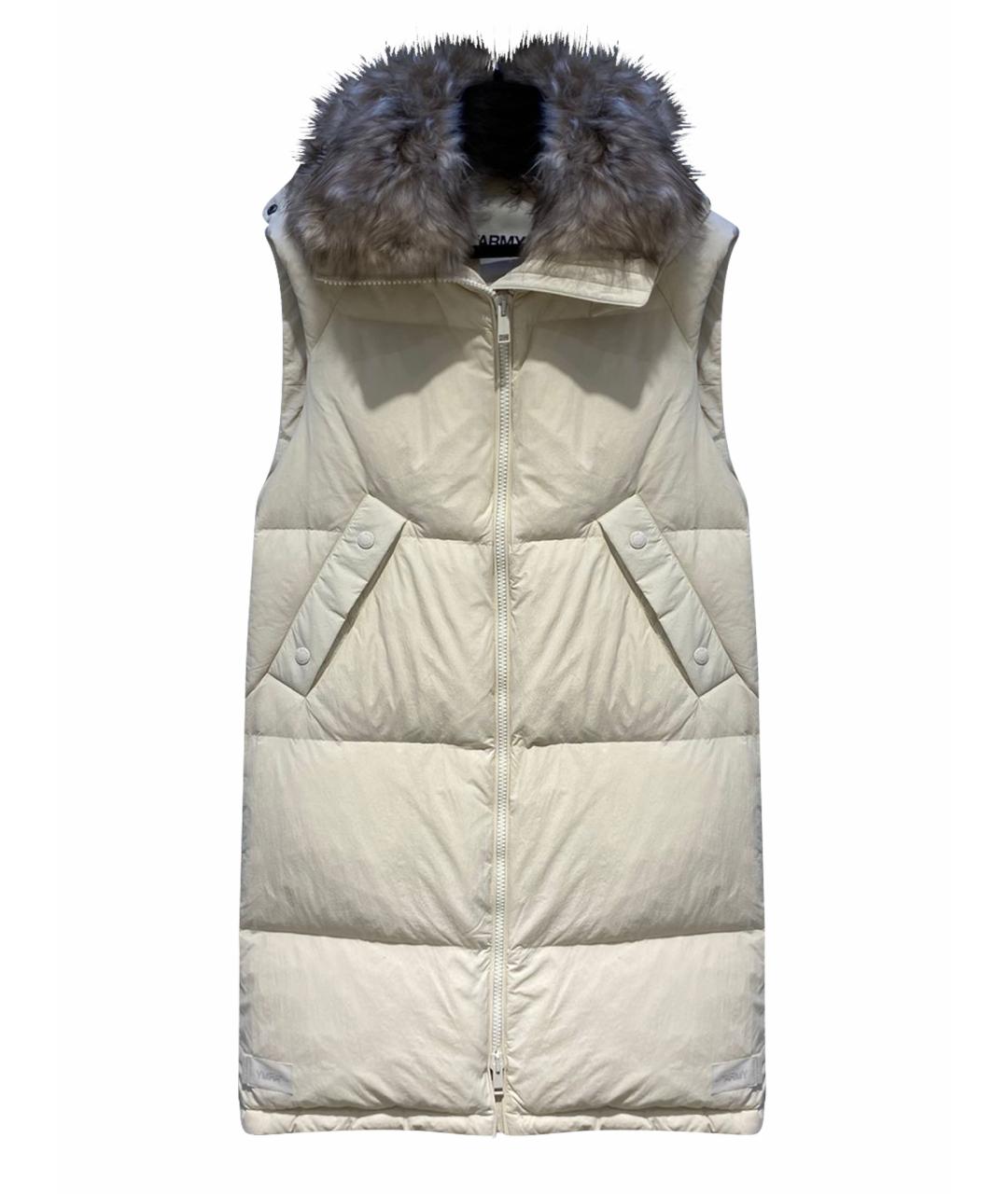 YVES SALOMON Белый полиамидовый жилет, фото 1